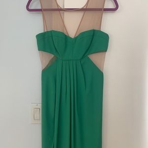 BCBG Taylor Swift-inspired aqua and nude cocktail dress worn once!